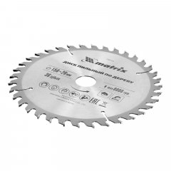 Пильный диск по дереву, 150 х 20 мм, 36 зубьев, кольцо 16/20 Matrix Professional 73215