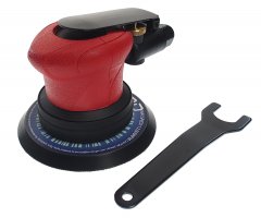 Машинка пневматическая шлифовальная 12000об/мин.,90PSI,диск 5",(без отверстия) орбита 5мм JTC-7935