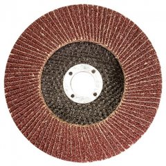 Круг лепестковый торцевой КЛТ-1, зернистость Р40(40Н), 125 х 22.2 мм, "БАЗ" Россия 74004