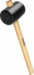 Чёрная резиновая киянка STAYER 450 г 20505-65
