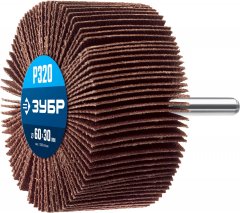 Круг шлифовальный лепестковый, d 60x30 мм, P320, ЗУБР 36602-320_z01