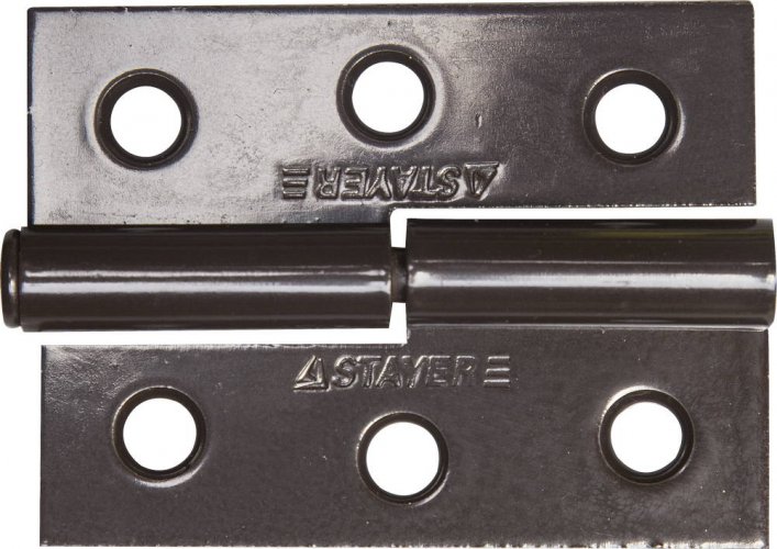 Дверная разъемная петля STAYER Master цвет коричневый левая 65 мм 37613-65-3L