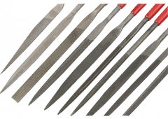 Набор надфилей, 160 х 4 мм, 10 шт, обрезиненные рукоятки Matrix 15818