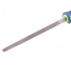 Напильник, 150 мм, трехгранный, двухкомпонентная рукоятка, №2 Сибртех 16024