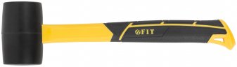 Киянка резиновая, фиберглассовая ручка 45 мм ( 230 гр ) FIT 45511