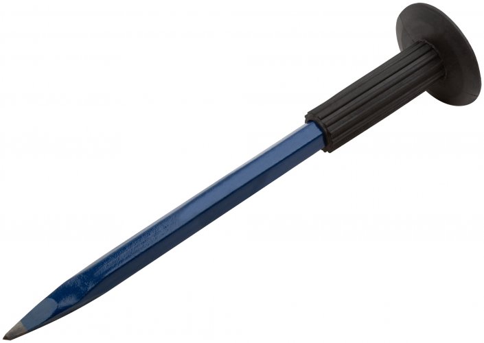 Зубило пикообразное с резиновым протектором 300х16 мм FIT 46823