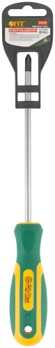 Отвертка "Контур", CrV сталь, прорезиненная ручка 6х150 мм РН2 FIT 55195