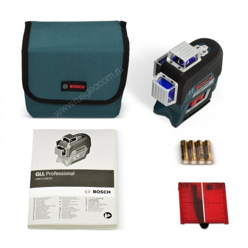 Лазерный уровень Bosch GLL 3-80 C с калибровкой + вкладка под L-BOXX