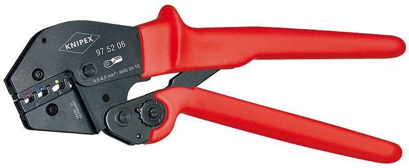 Клещи зажимные для опрессовки вороненые 250 мм, KNIPEX, ( KN-975206 )