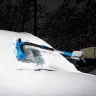 Щетка-сметка для снега со скребком телескопическая Барс 55324