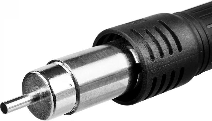 Термовоздушная цифровая паяльная станция 100-500C, шаг 1C, 120л/мин, 650Вт, 3 насадки ЗУБР 55350