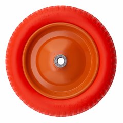Колесо полиуретановое 3.00-8, длина оси 90 мм, подшипник 20 мм PalisaD 68976