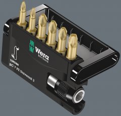 8000-6/TZ Набор бит Bit-Check 7 Universal 2, 7 предм., WERA, ( WE-056155 )