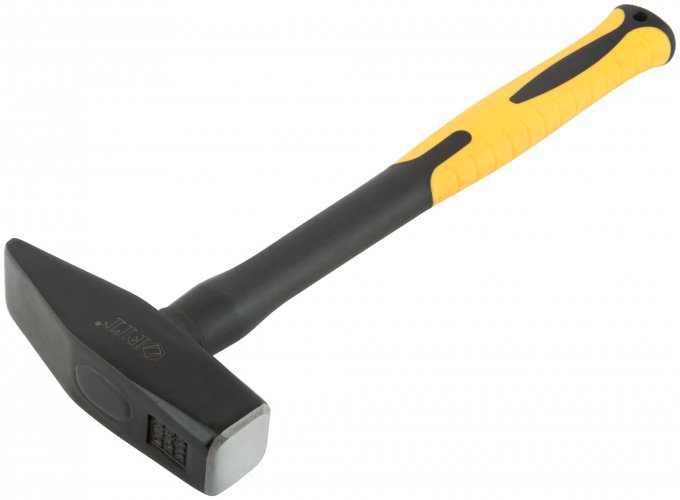 Молоток кованый, фиберглассовая усиленная ручка, 1000 гр. FIT 44328