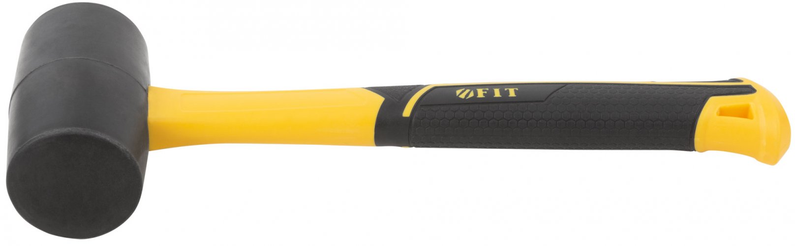 Киянка резиновая, фиберглассовая ручка 50 мм ( 340 гр ) FIT 45512