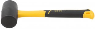 Киянка резиновая, фиберглассовая ручка 50 мм ( 340 гр ) FIT 45512