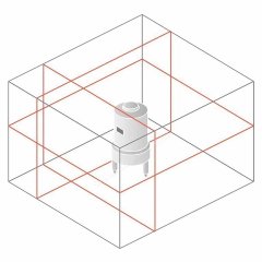 Лазерный уровень Bosch GLL 3-80 с калибровкой + кейс