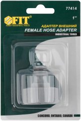 Адаптер внешний пластиковый 1" FIT 77414