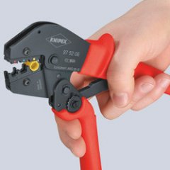 Клещи зажимные для опрессовки вороненые 250 мм, KNIPEX, ( KN-975206SB )