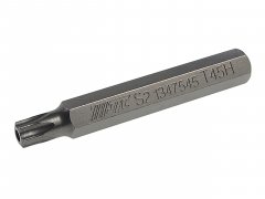 Бита TORX Т45Hх75мм 10мм удлиненная S2 JTC-1347545
