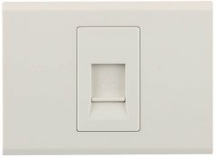 Одинарная телефонная розетка СВЕТОЗАР ЭФФЕКТ SV-54417-B