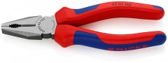 Плоскогубцы комбинированные фосфатированные, черного цвета 160 мм, KNIPEX, ( KN-0302160SB )