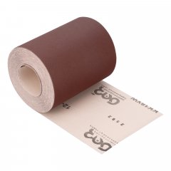 Шкурка на тканевой основе, KK18X W, зернистость 12Н(P 100), бобина 200 мм х 20 м, водостойкая, "БАЗ" Россия 75257