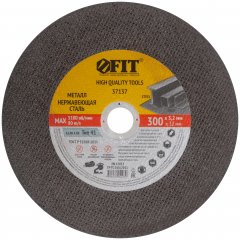 Круг отрезной по металлу и нержавеющей стали Профи 300x3,2х32 мм FIT 37137