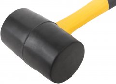 Киянка резиновая, фиберглассовая ручка 60 мм ( 450 гр ) FIT 45513