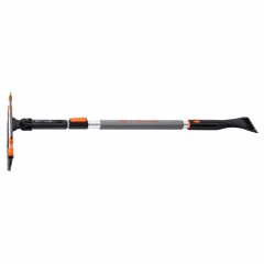 Щетка-сметка для снега со скребком и водосгоном, телескопическая, поворотная голова Stels 55299