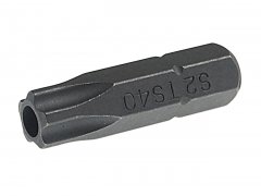 Бита TORX TS40Hх25мм 1/4" 5-ти гранная с отверстием JTC-1192540