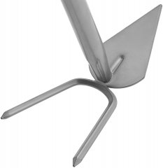 Мотыжка комбинированная, 80 х 285 мм, стальная, пластиковая рукоятка, Connect, Palisad 63005