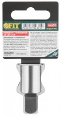 Переходник для воротка CrV 3-х направленный 1/2"- 3/8"-1/2" FIT 62650