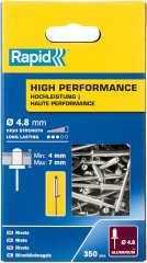 Алюминиевая заклепка RAPID R:High-performance-rivet d4.8x10 мм, 350 шт. 5001435
