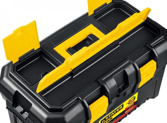 Пластиковый ящик для инструментов STAYER Titan-19 490x262x250 мм (19") 8016-19 38016-19