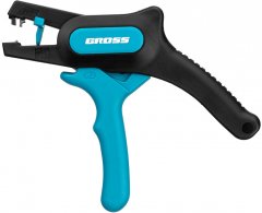 Щипцы для зачистки электропроводов 0.2-6 мм2 (10-24 AWG), лезвие: нержавеющая сталь Gross 17722