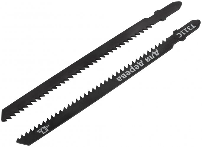 Полотна для эл. лобзика, Т311С, по дереву, HCS, 126 мм, 2 шт. MOS 40810М
