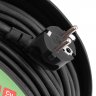 Удлинитель силовой на кабельной катушке, ПВС, 50 м, 4 розетки с крышкой, IP44, 16А, УХз16, Россия Сибртех 96048