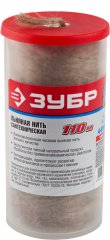 Льняная сантехническая нить ЗУБР 110 м 4-51992-110