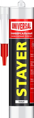 Универсальный герметик STAYER Master силиконовый белый 260 мл 41213-0_z01