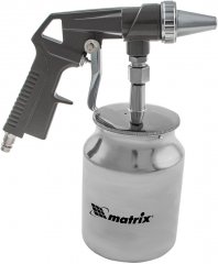 Пистолет пескоструйный с нижним бачком, пневматический Matrix 57326