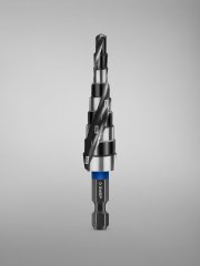 ЗУБР BLACK FORCE 3 шт., 4-32мм, винтовая проточка, набор ступенчатых сверл, ПРОФЕССИОНАЛ (29671-4-32-H3)