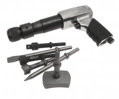 Молоток пневматический 2100уд/мин. с набором зубил 8 предметов JTC-3310K