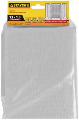 Противомоскитная сетка STAYER STANDARD 1.1х1.3 м, для окон, белая 12515-11-13