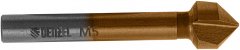 Зенковка конусная под М5, HSS, по металлу, цилиндрический хвостовик Denzel 72305