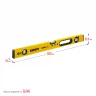 Уровень STAYER Leader 600 мм строительный фрезерованный 3466-060_z01