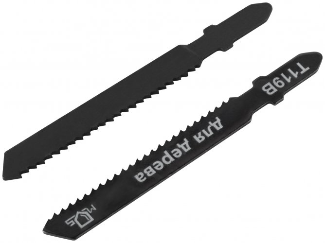 Полотна для эл. лобзика, Т119В, по дереву, HCS, 75 мм, 2 шт. MOS 40811М