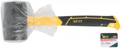 Киянка резиновая, фиберглассовая ручка 80 мм ( 900 гр ) FIT 45515