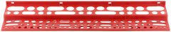Полка для инструмента пластиковая красная, 96 отверстий, 610х150 мм FIT 65706