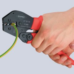 Клещи зажимные для опрессовки вороненые 250 мм, KNIPEX, ( KN-975209SB )